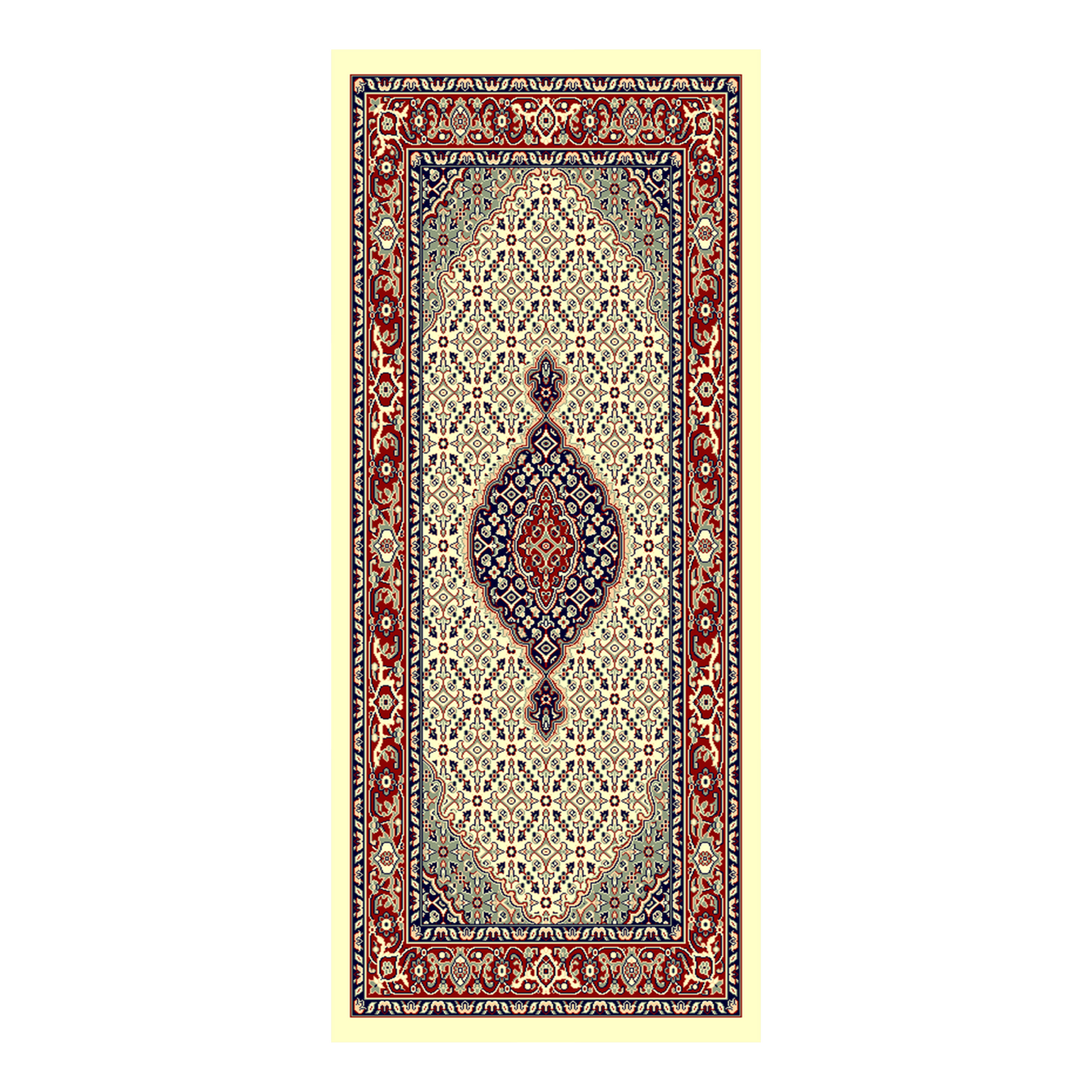 Crimson Rose-Traditional 3X5-Sh664