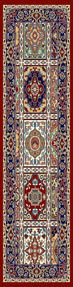 2x5 ft design image for Sapphire Runner Heatwoven Carpet
