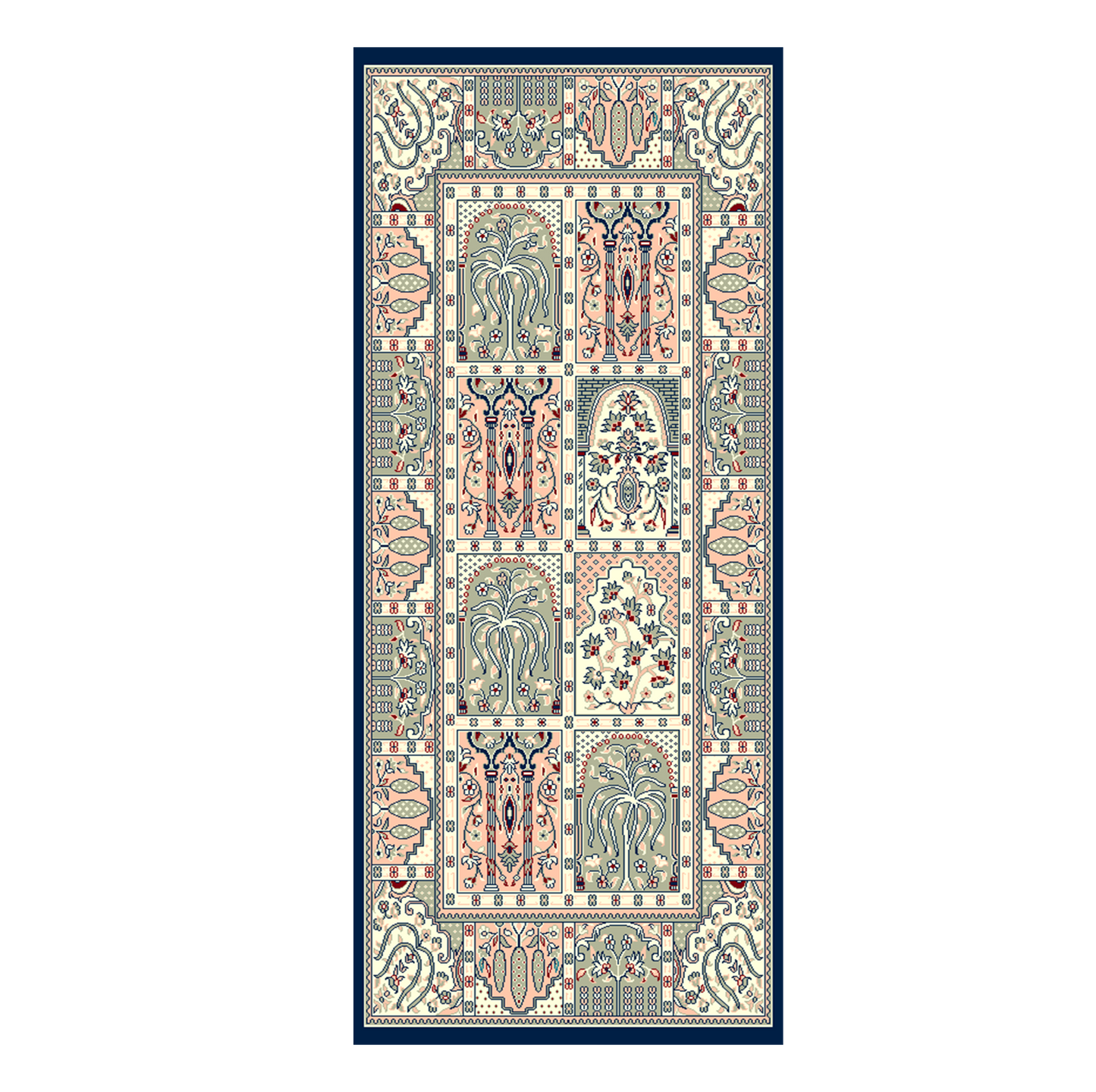 Garden of Jasmine-Traditional 3X5-Sh617