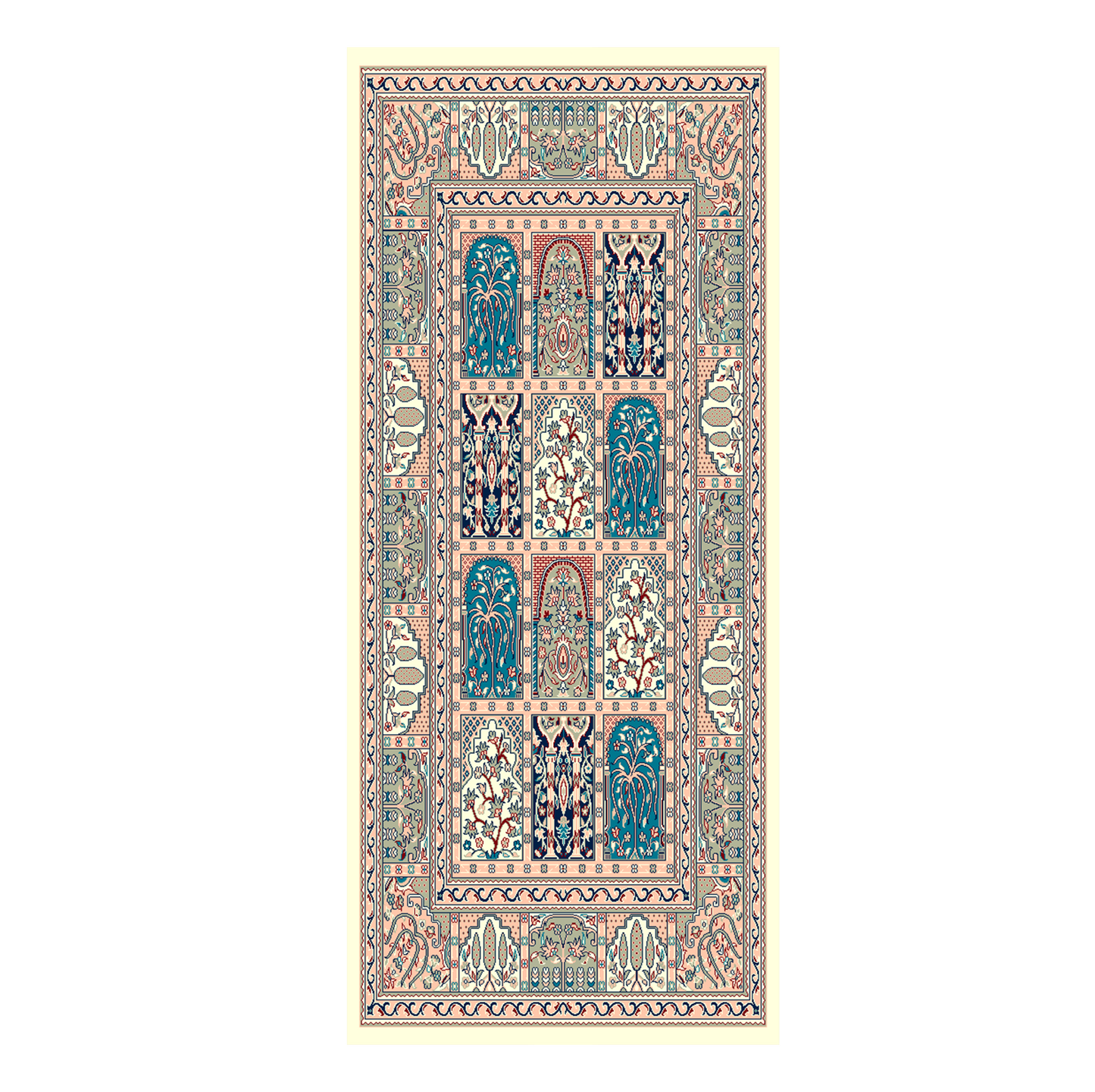 Palace Garden-Traditional 4X6-Sh617