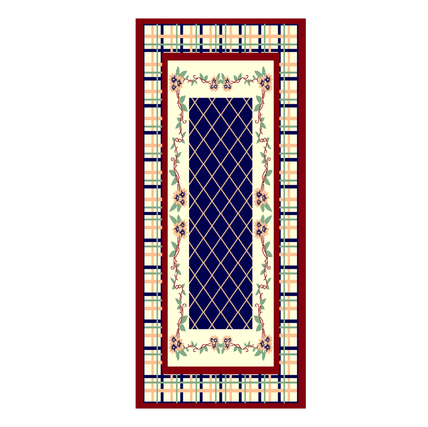 Floral Symphony-Traditional 3X5-Sh2159